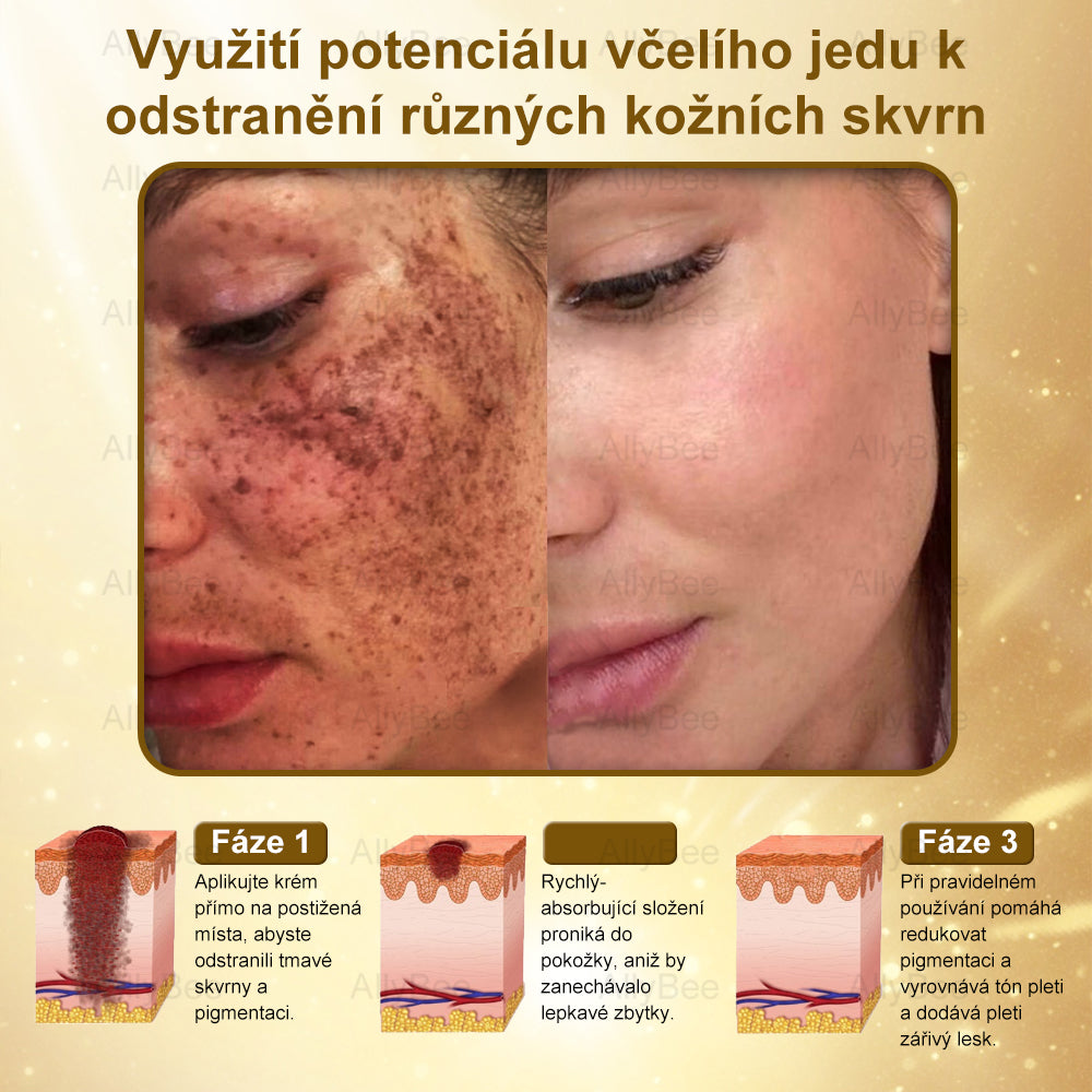 👨‍🔬AllyBee® Botox Krém na ošetření pleti proti stárnutí, hydratační, oprava pleti, vyrovnání tónu pleti, léčba akné a tmavých skvrn, odstraňování bradavic a mateřských znamének