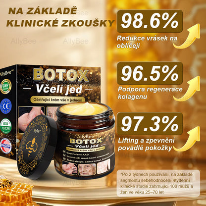 👨‍🔬AllyBee® Botox Krém na ošetření pleti proti stárnutí, hydratační, oprava pleti, vyrovnání tónu pleti, léčba akné a tmavých skvrn, odstraňování bradavic a mateřských znamének
