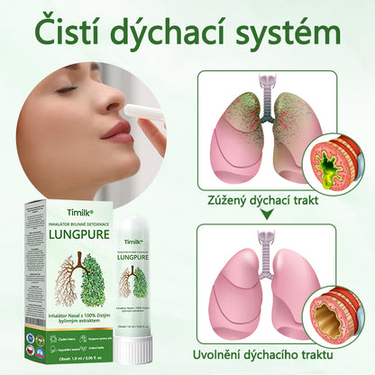 🍃【Oficiální značkový obchod】Timilk® Lung Čistý bylinný detoxikační inhalátor
