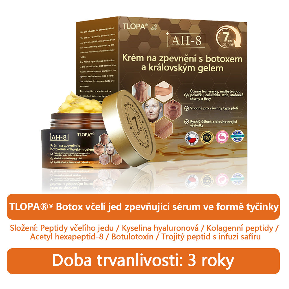 【Oficiální vlajkový obchod】TLOPA®🌿 AH-8 Botox a zpevňující krém s mateří kašičkou (🔥Doporučeno renomovanými dermatology)